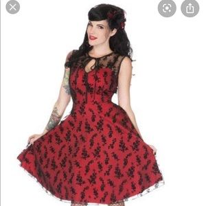 Voodoo Vixen Lace Swing Dress